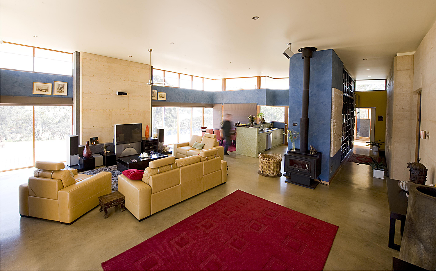 Birdwood Art House - A contemporary architecturally designed home - interior