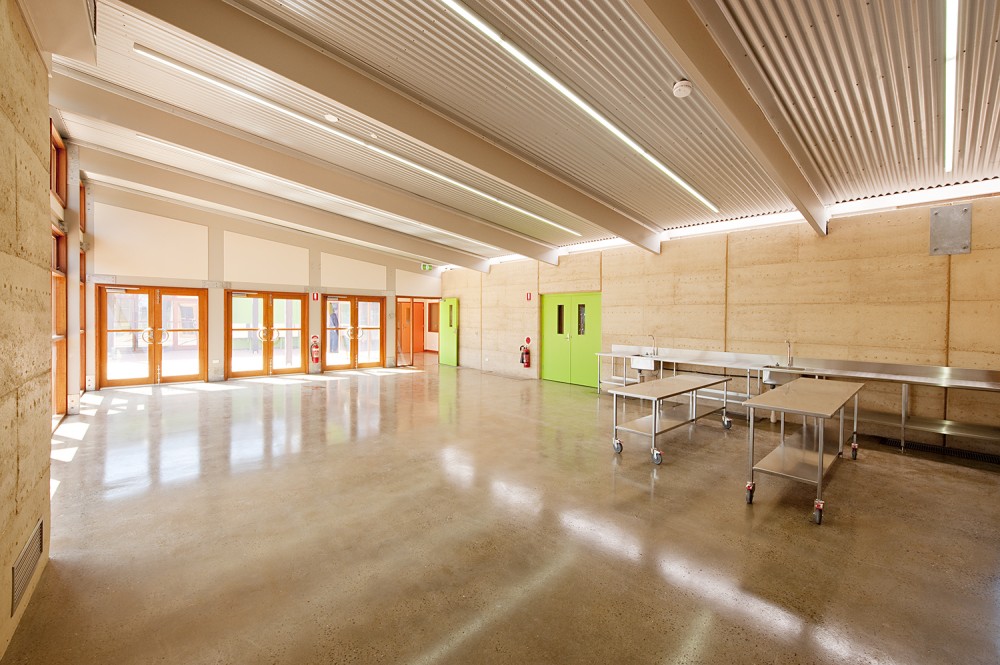 school, design, classroom, educational, earth, environmental, space, efficient, material, provide, natural, architecture, energy, carbon neutral, learning, rammed earth, straw bale, reverse brick veneer, hydronic heating, thermal mass, light, natural materials, sustainable